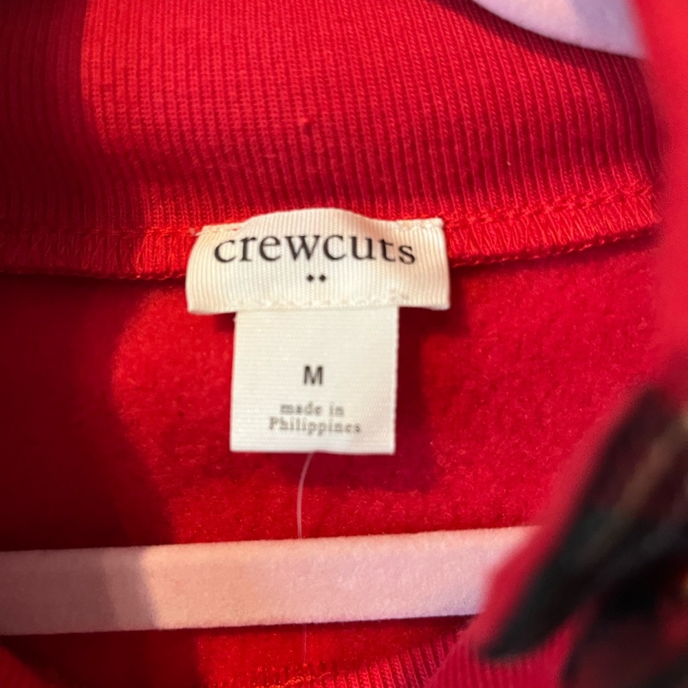 J Crew Crewcuts size M mock turtleneck holiday sweatshirt, NWT - Picture 3 of 10